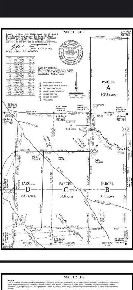 24. Land for Sale at Parcel B Silery Indian River, Michigan 49749 United States