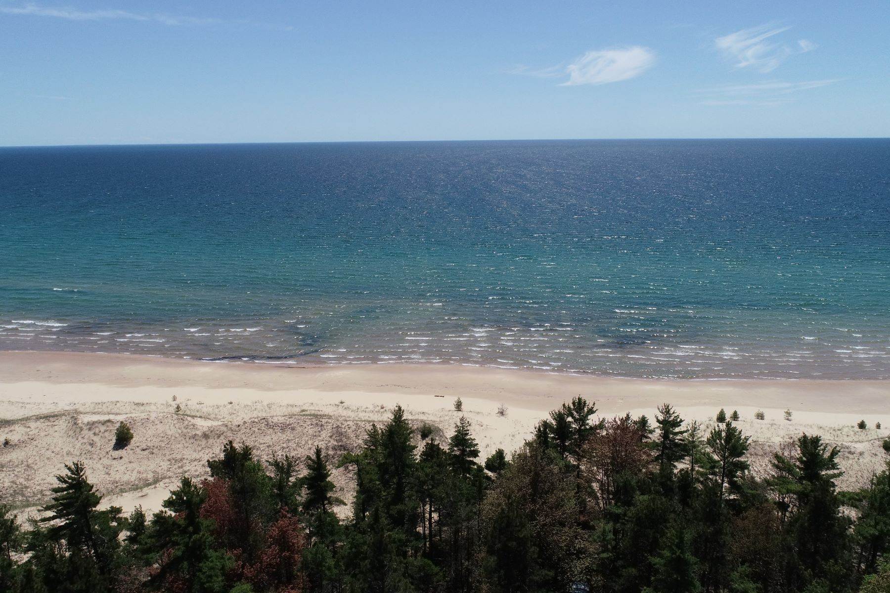10. Single Family Homes for Sale at Lake Michigan Waterfront home W. Top O the Lake Road Gulliver, Michigan 49840 United States